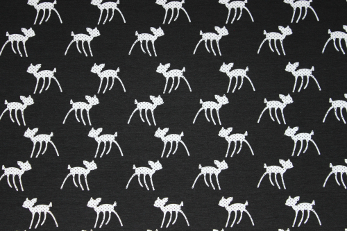 Jersey Rehe schwarz (10 cm)